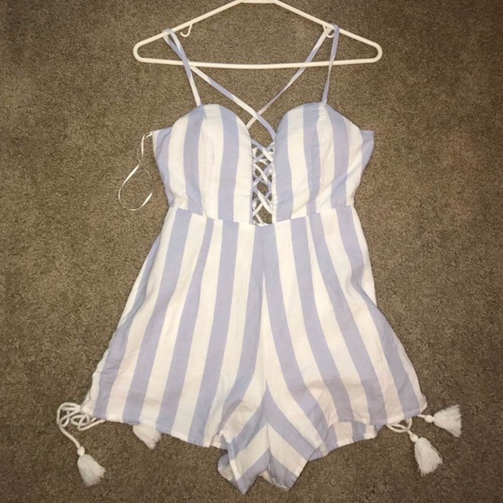 Stripped romper